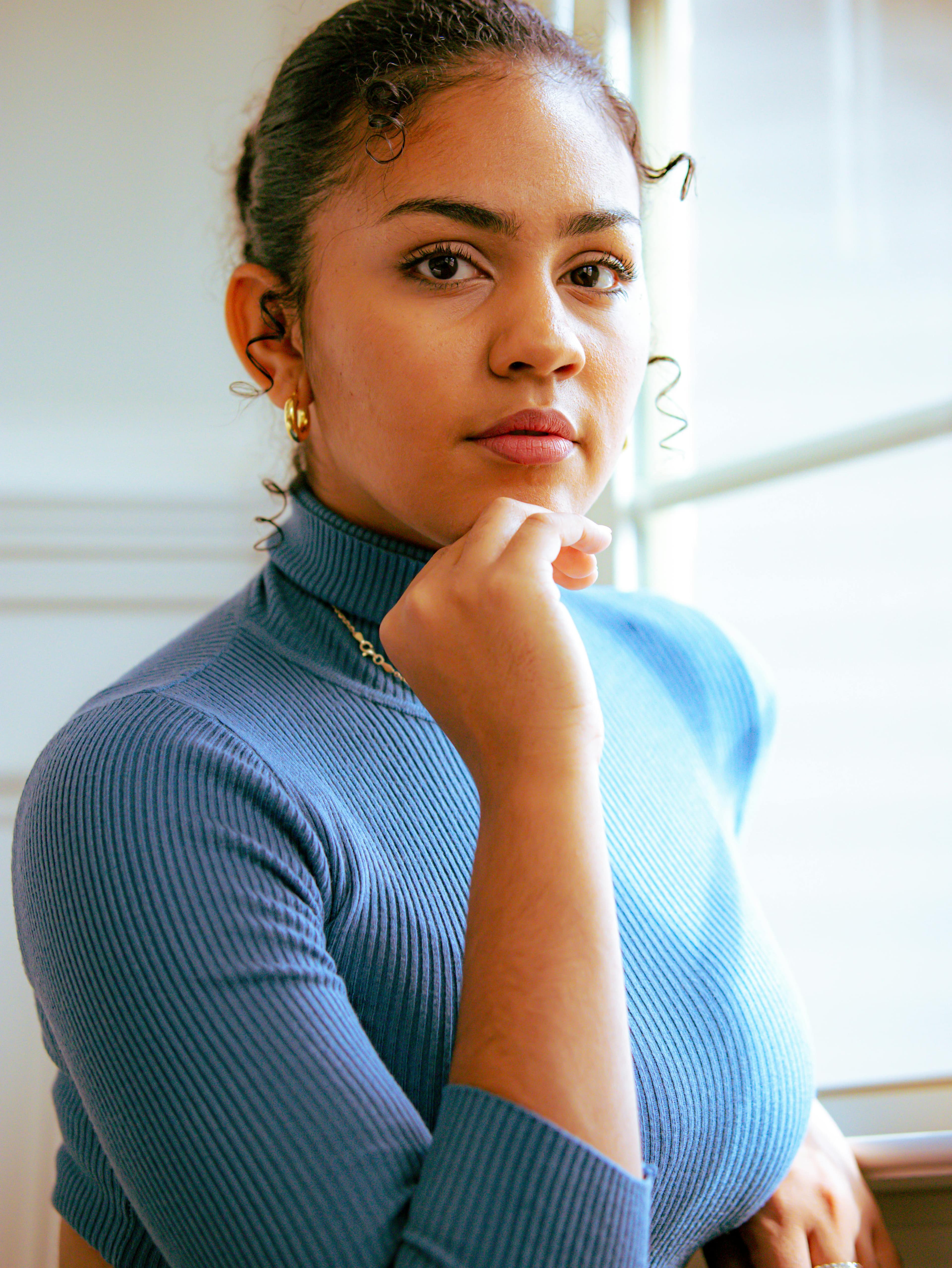 A young woman considering her pregnancy options