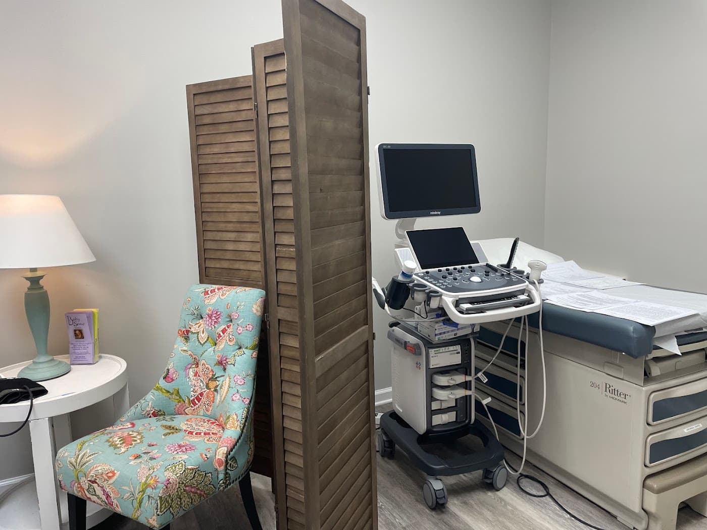 Ultrasound room at the Kernan center