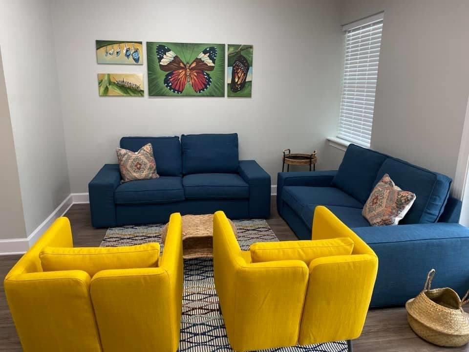 Waiting area at the Northside center