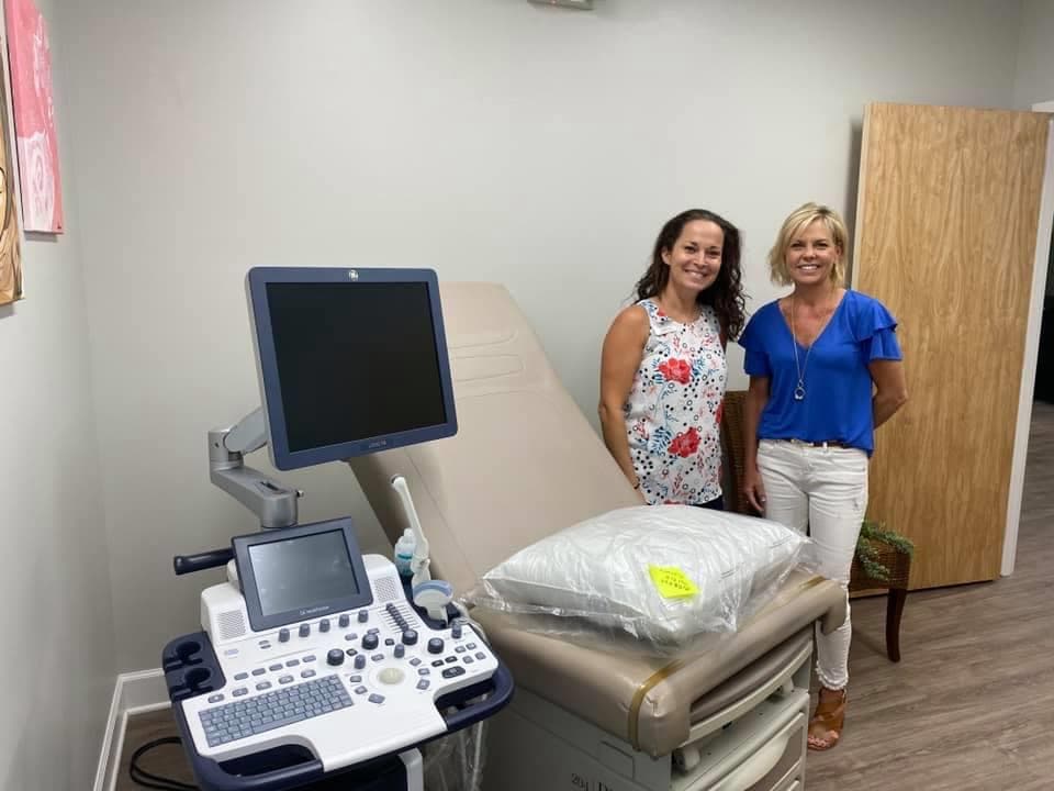 Published ultrasound room photograph from the Northside center