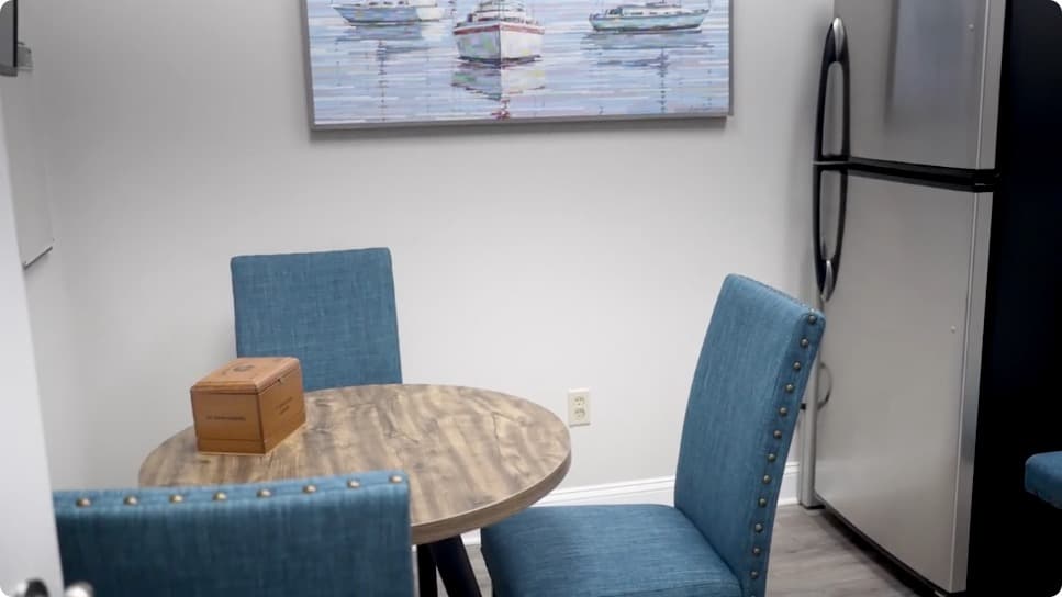 Meeting space at the St. Augustine center